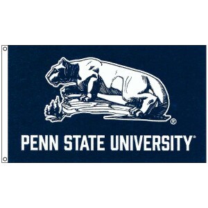 flag #110 Lion Shrine above Penn State University